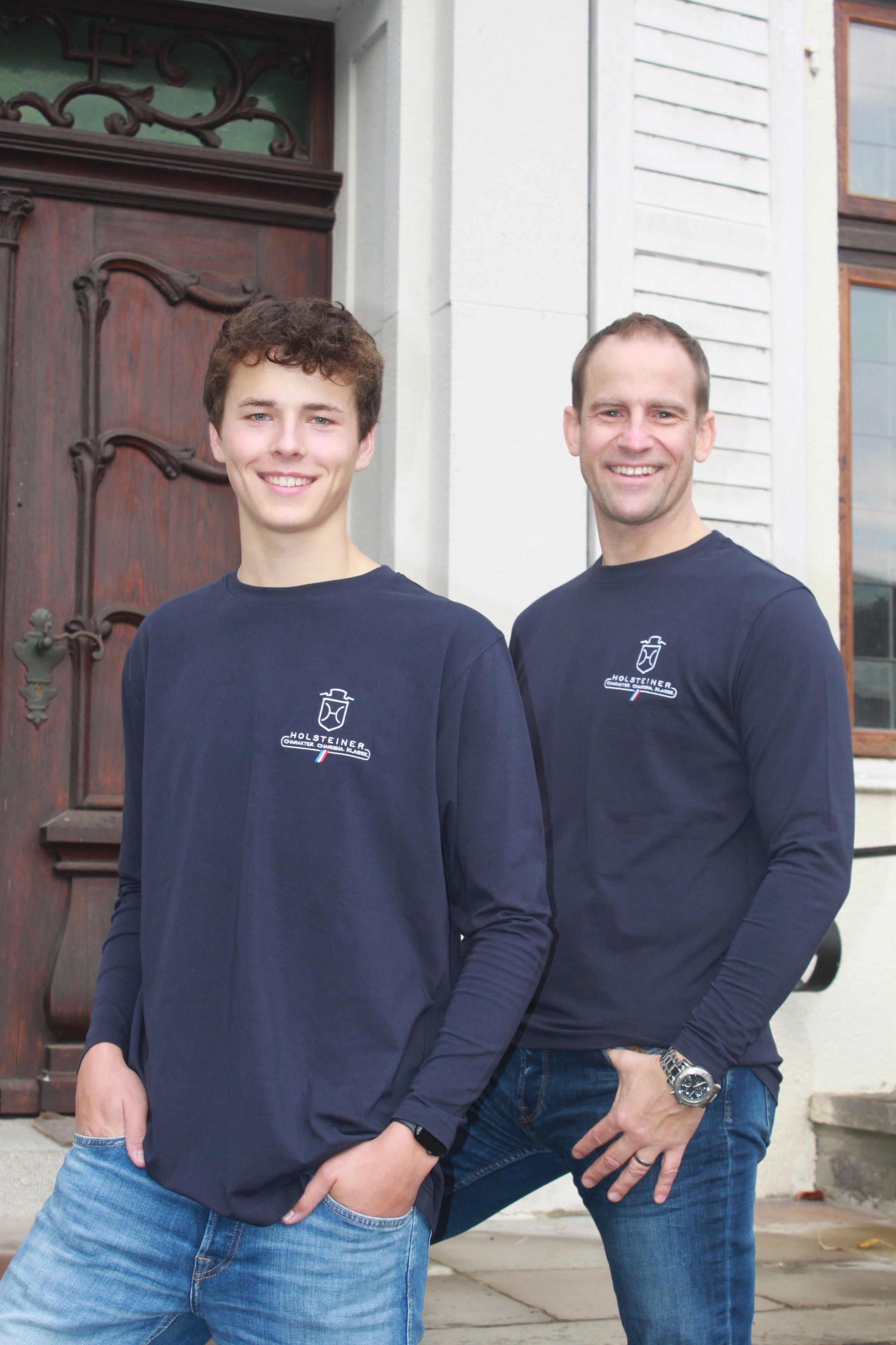 Herren Komfort-Langarmshirt, Rundhals