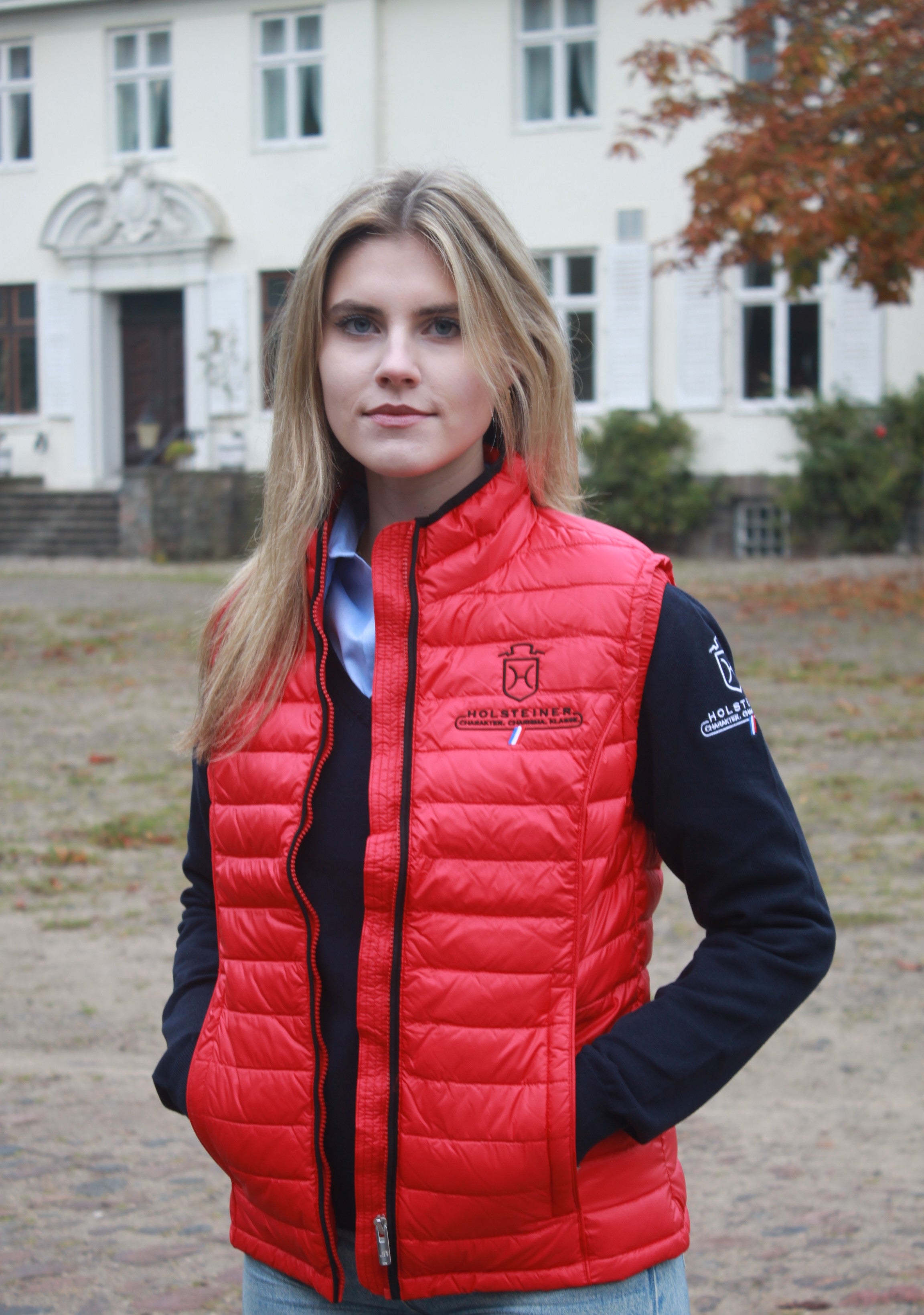 Damen Daunenweste „Holstein Color Flex“