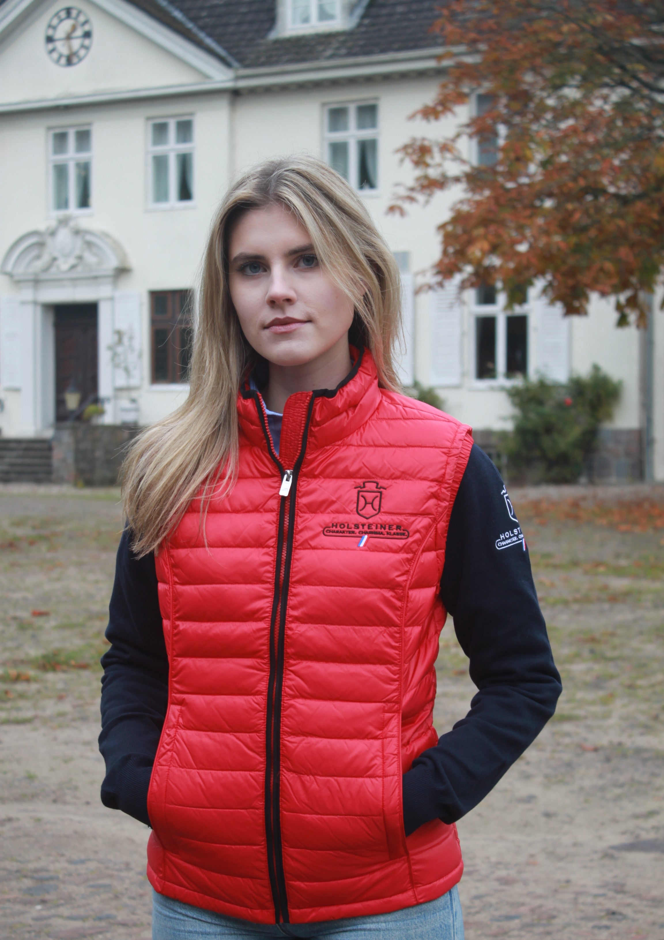 Damen Daunenweste „Holstein Color Flex“
