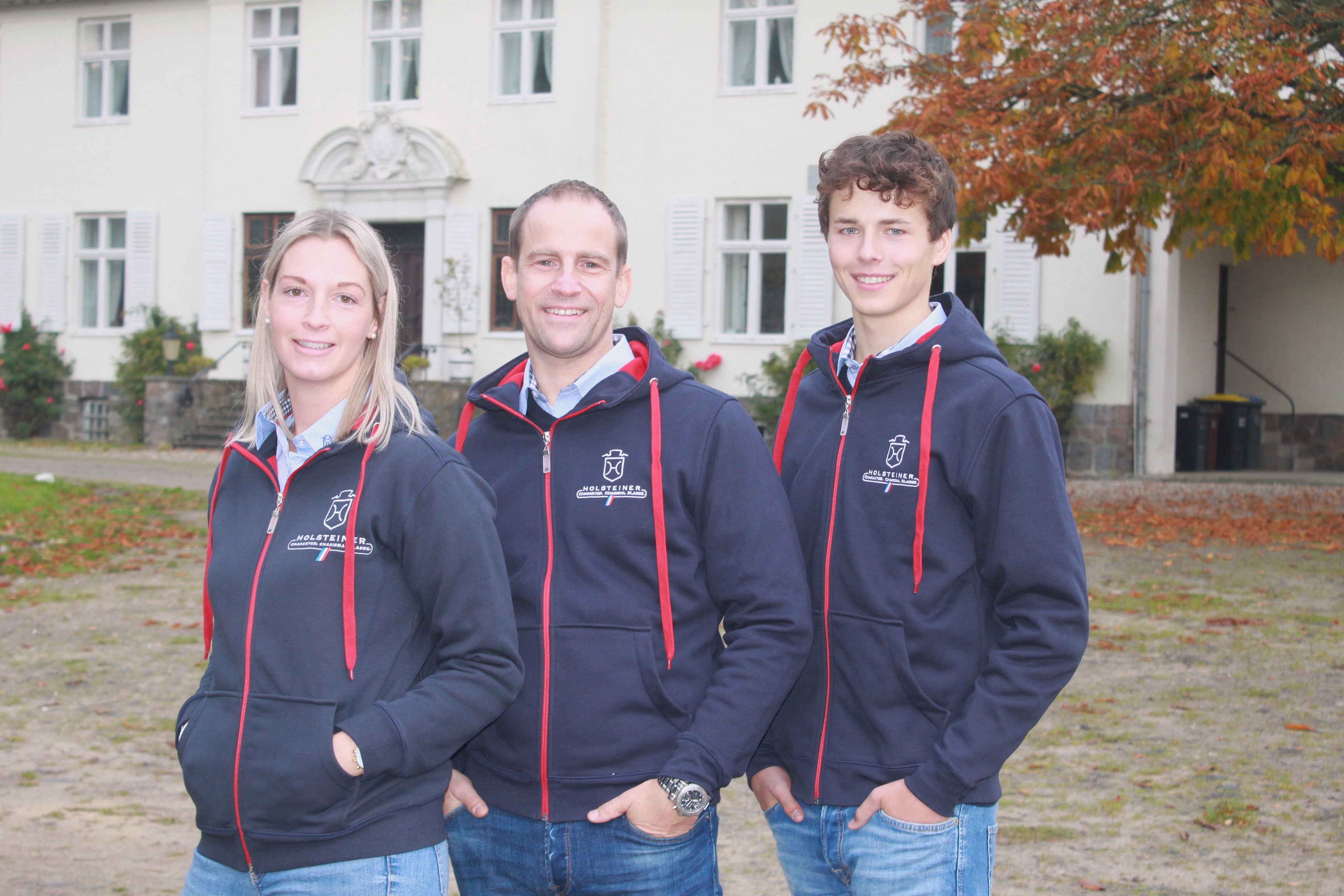 Unisex Sweatjacke "Holstein Contrast"