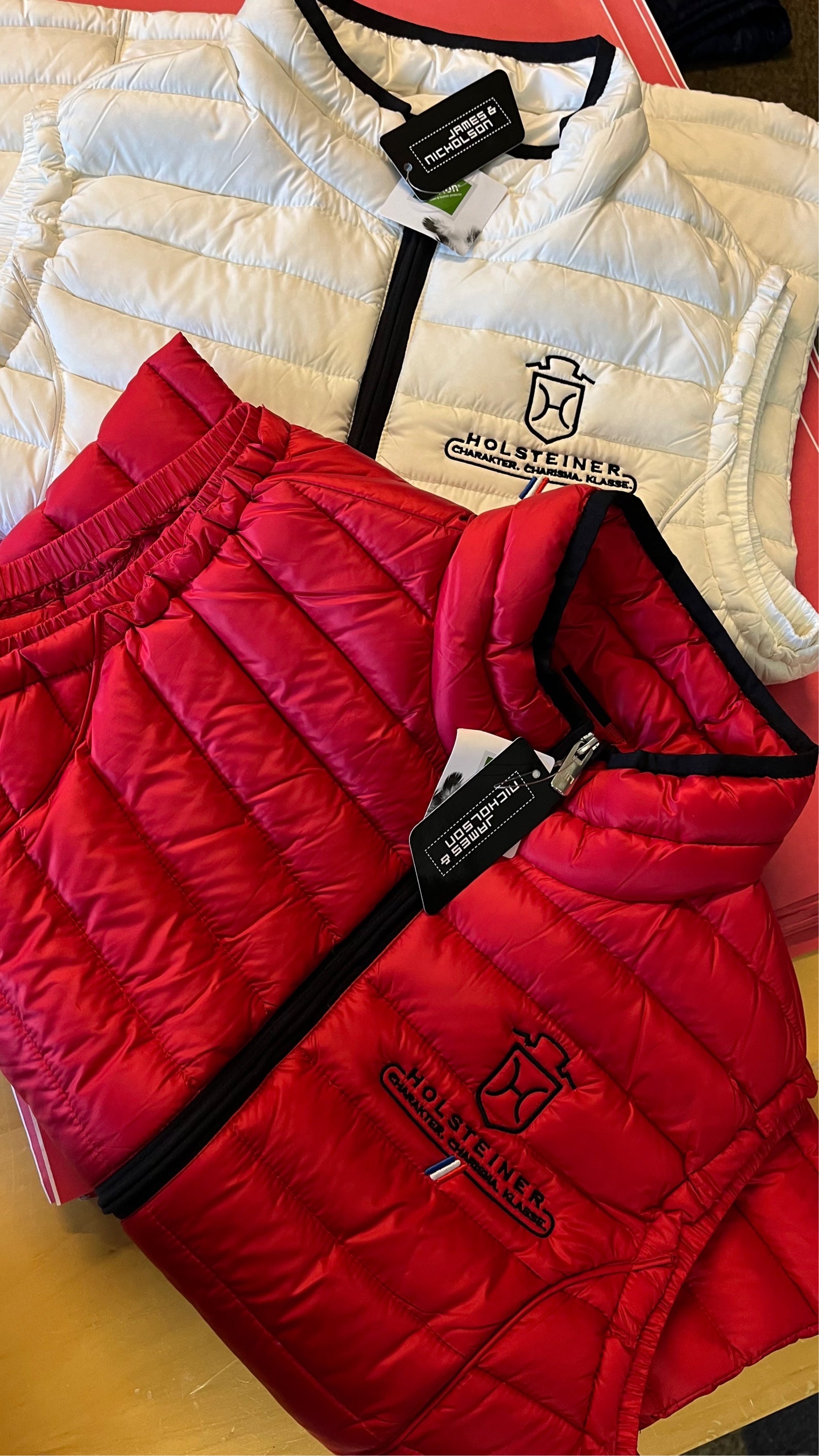 Damen Daunenweste „Holstein Color Flex“