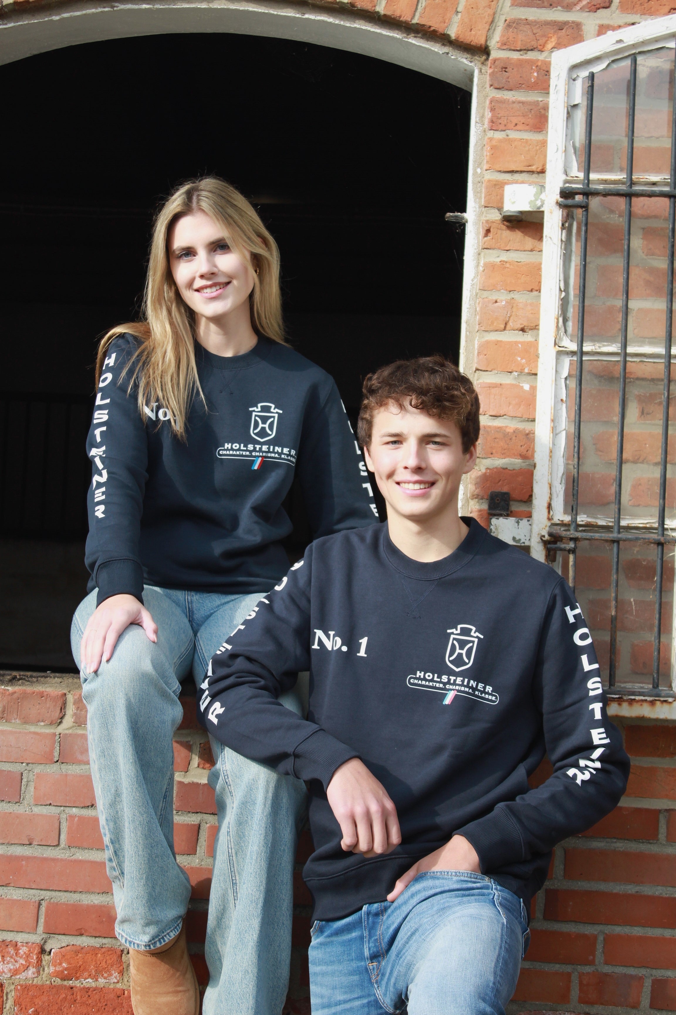 Holsteiner Sweatshirt, Rundhals, No. 1 Kariban Unisex