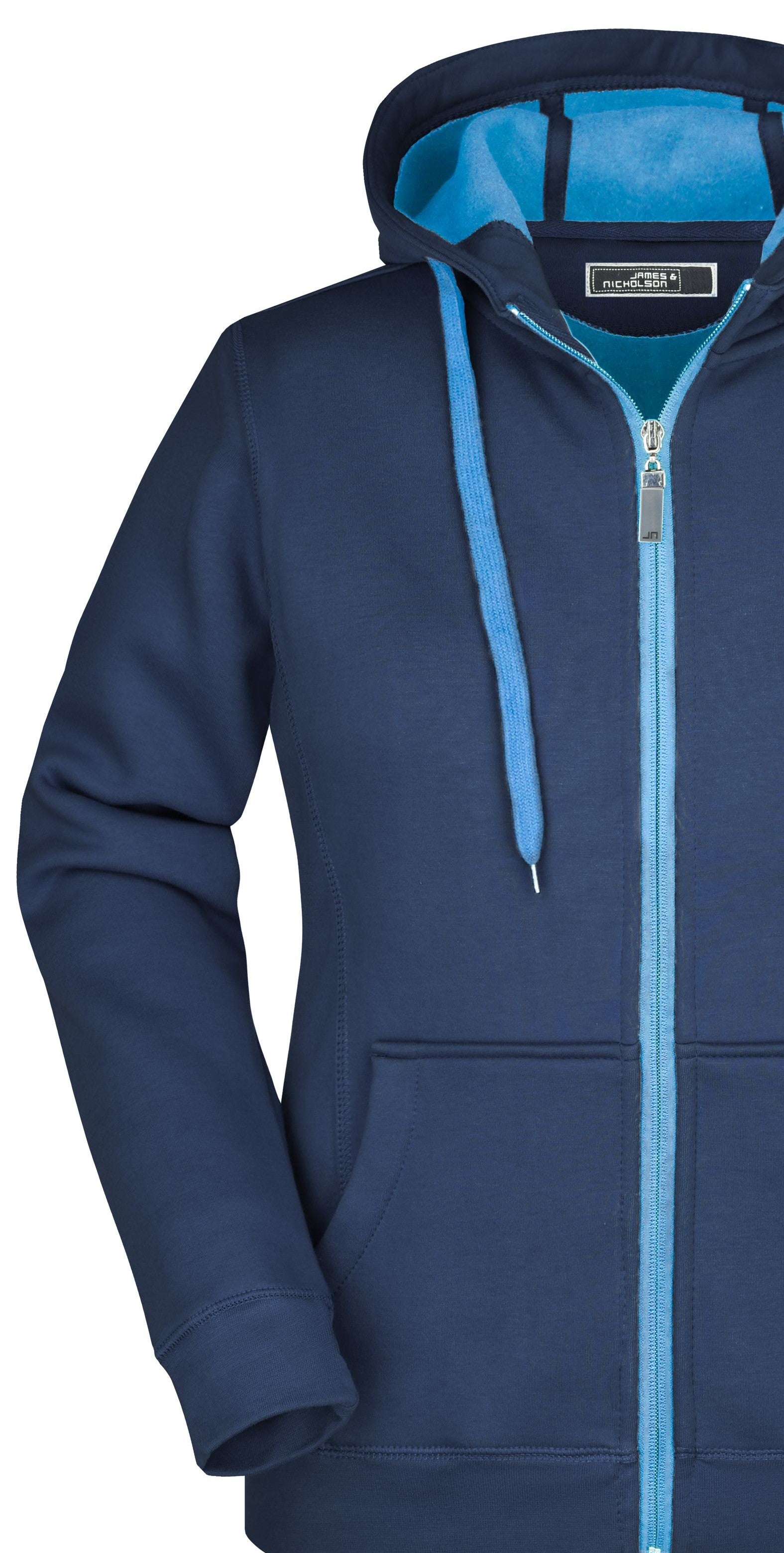 Unisex Sweatjacke "Holstein Contrast"