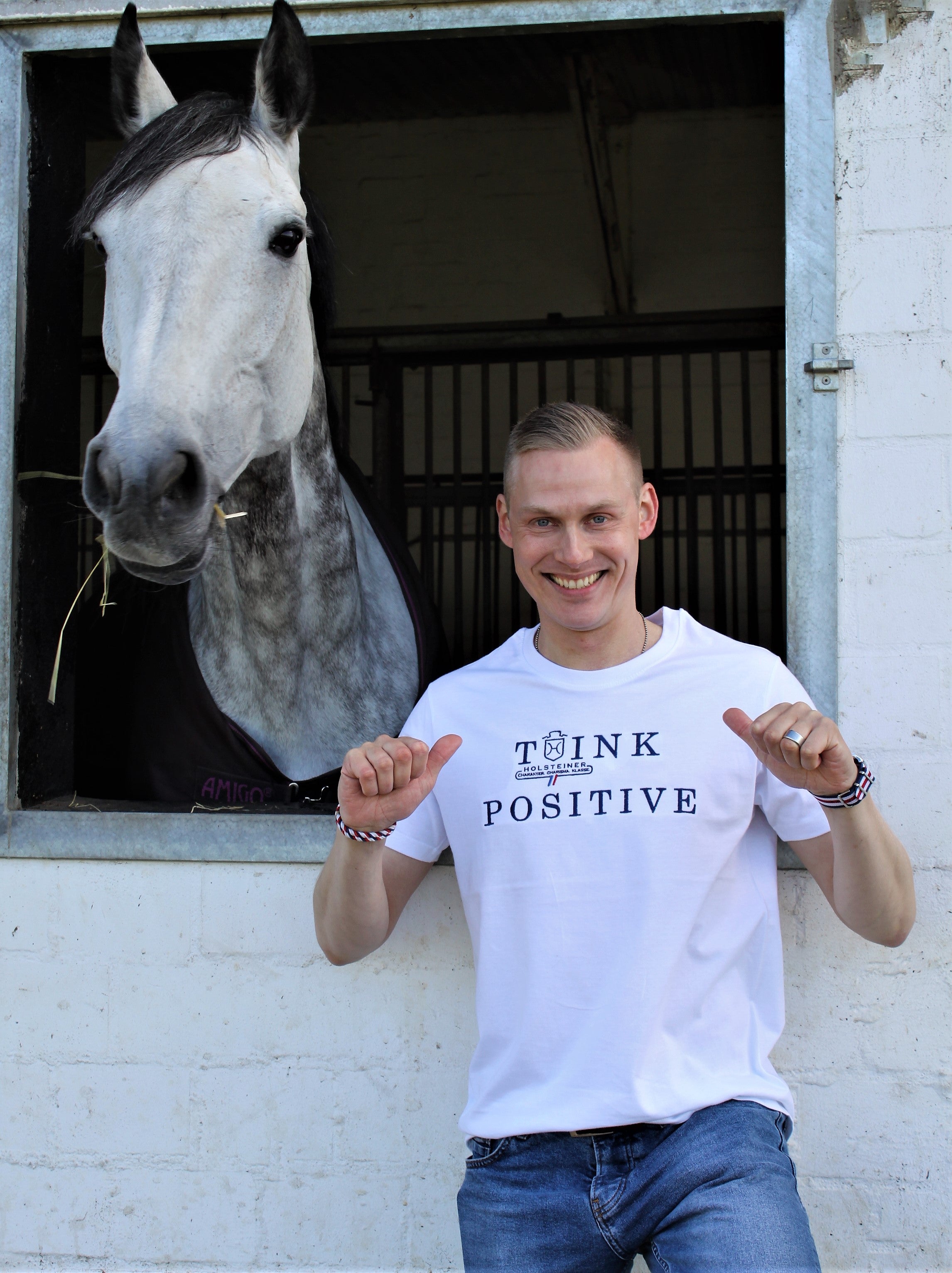 Herren Holsteiner Positive Vibes Shirt – Think Positive!