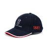 Cap Blau, Rot, Schwarz, Beige mit Holsteiner Emblem und Schriftzug  (3020)