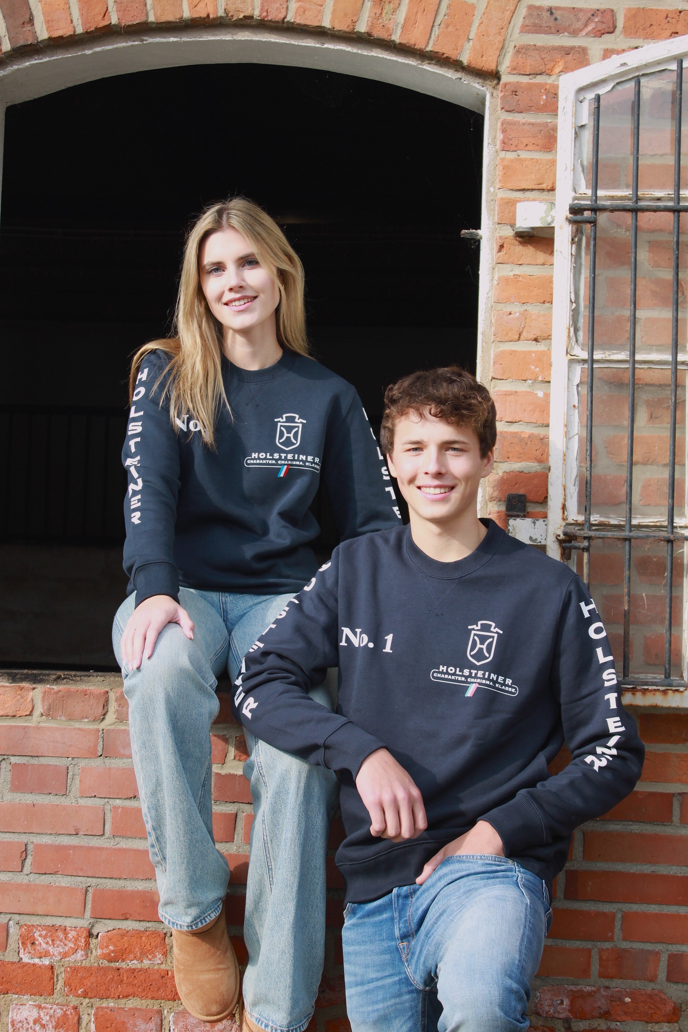 Holsteiner Sweatshirt, Rundhals, No. 1 Kariban Unisex