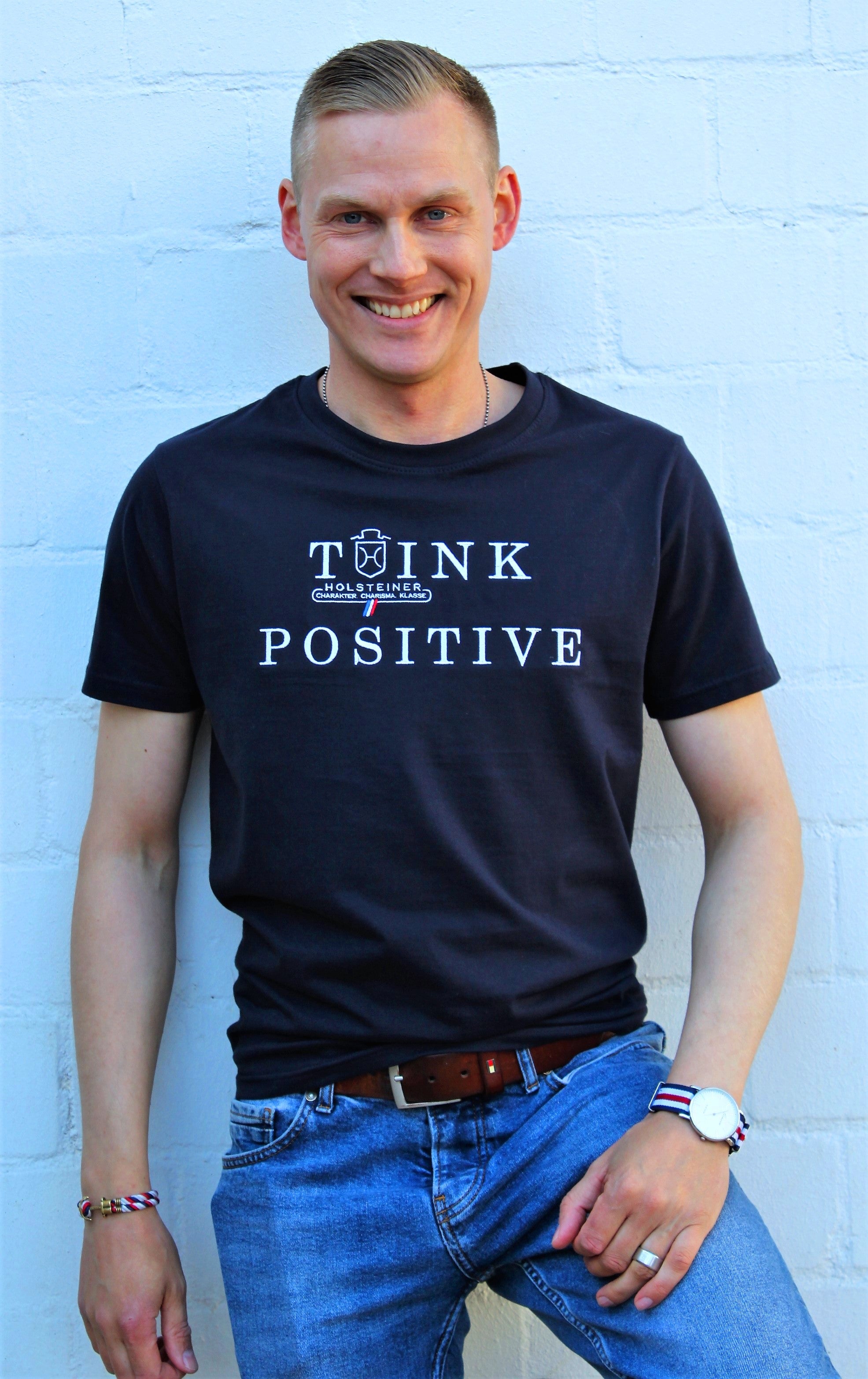Herren Holsteiner Positive Vibes Shirt – Think Positive!