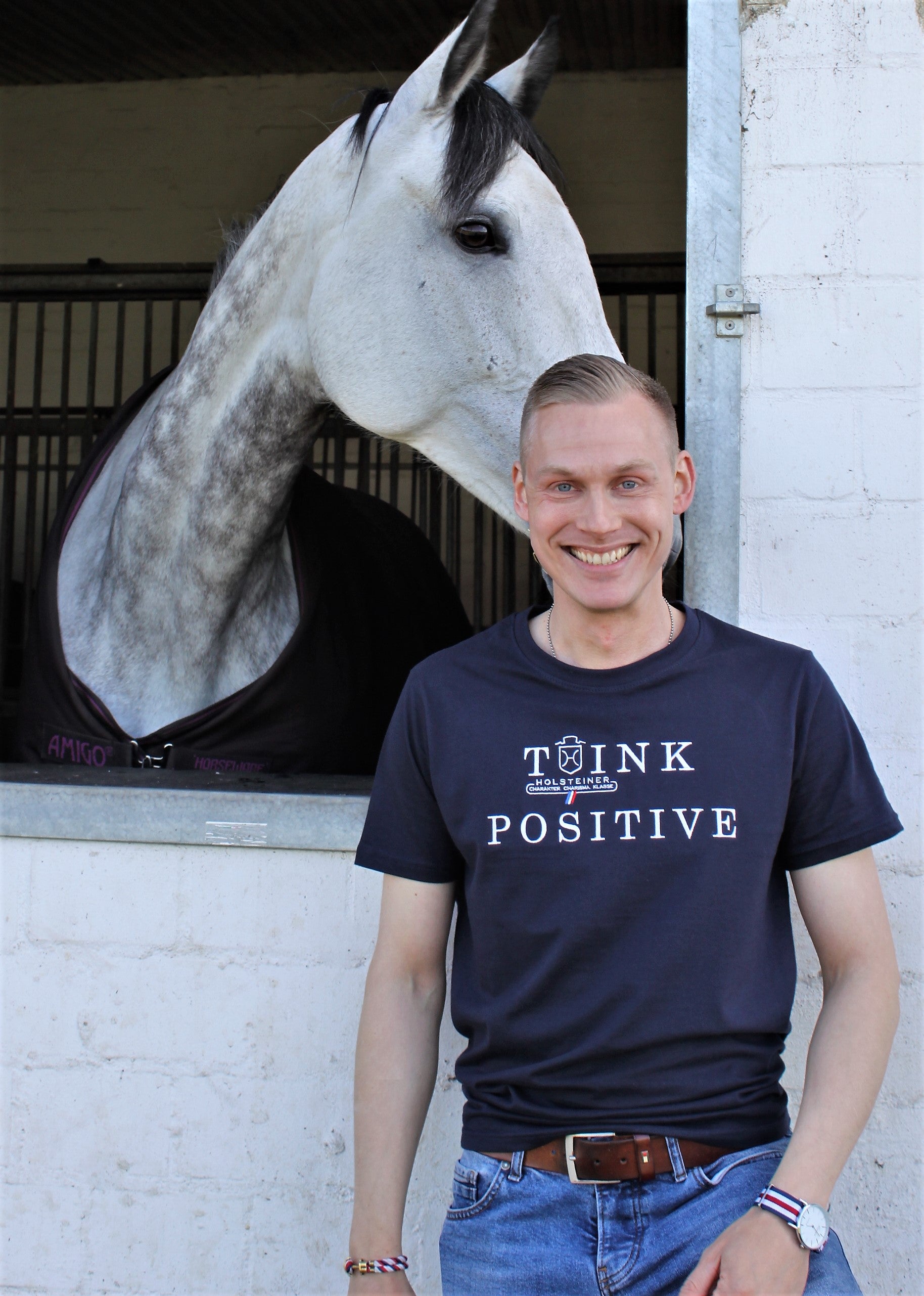 Herren Holsteiner Positive Vibes Shirt – Think Positive!