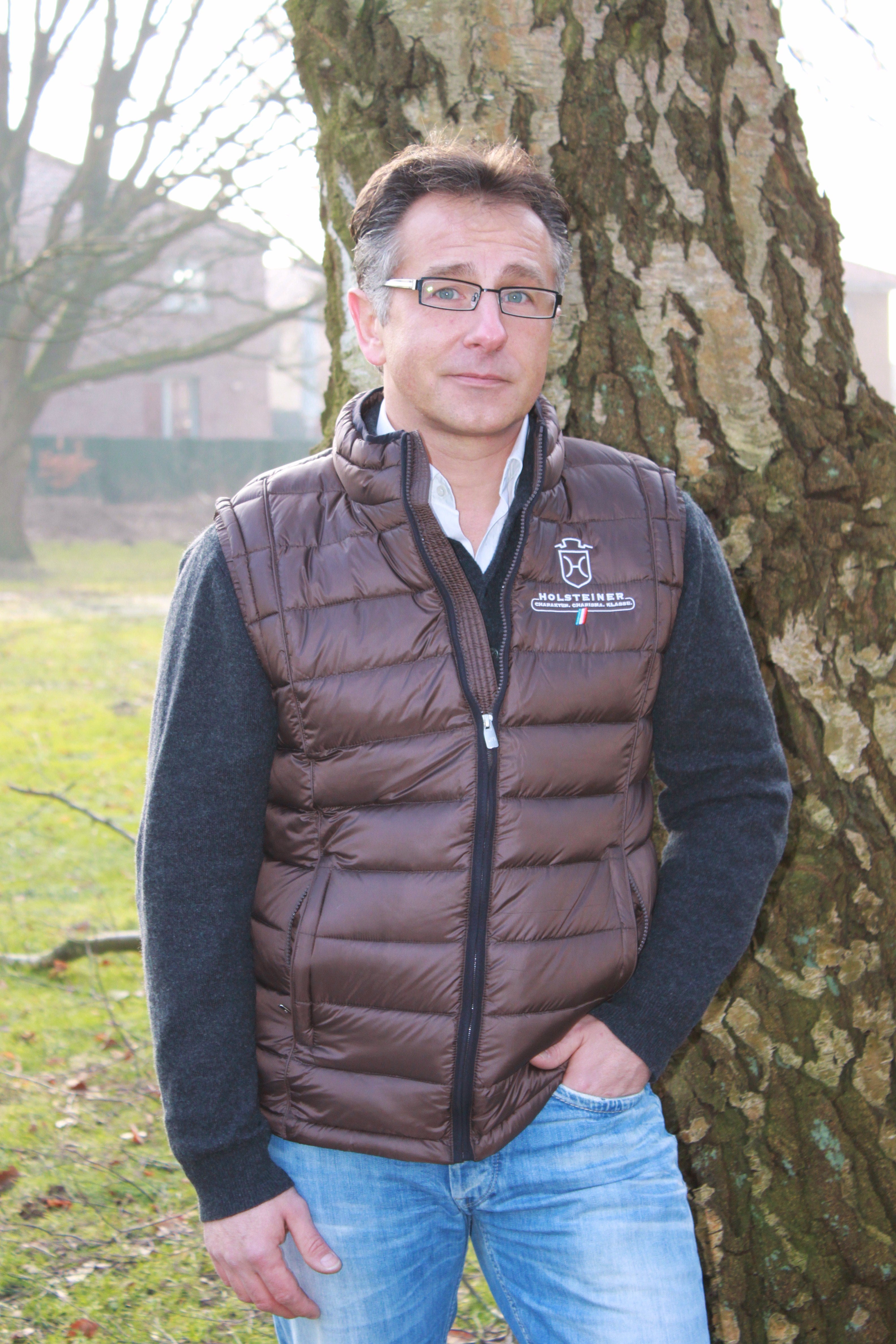 Men's quilted down vest, black, brown, blue (3060, 3061, 3062)