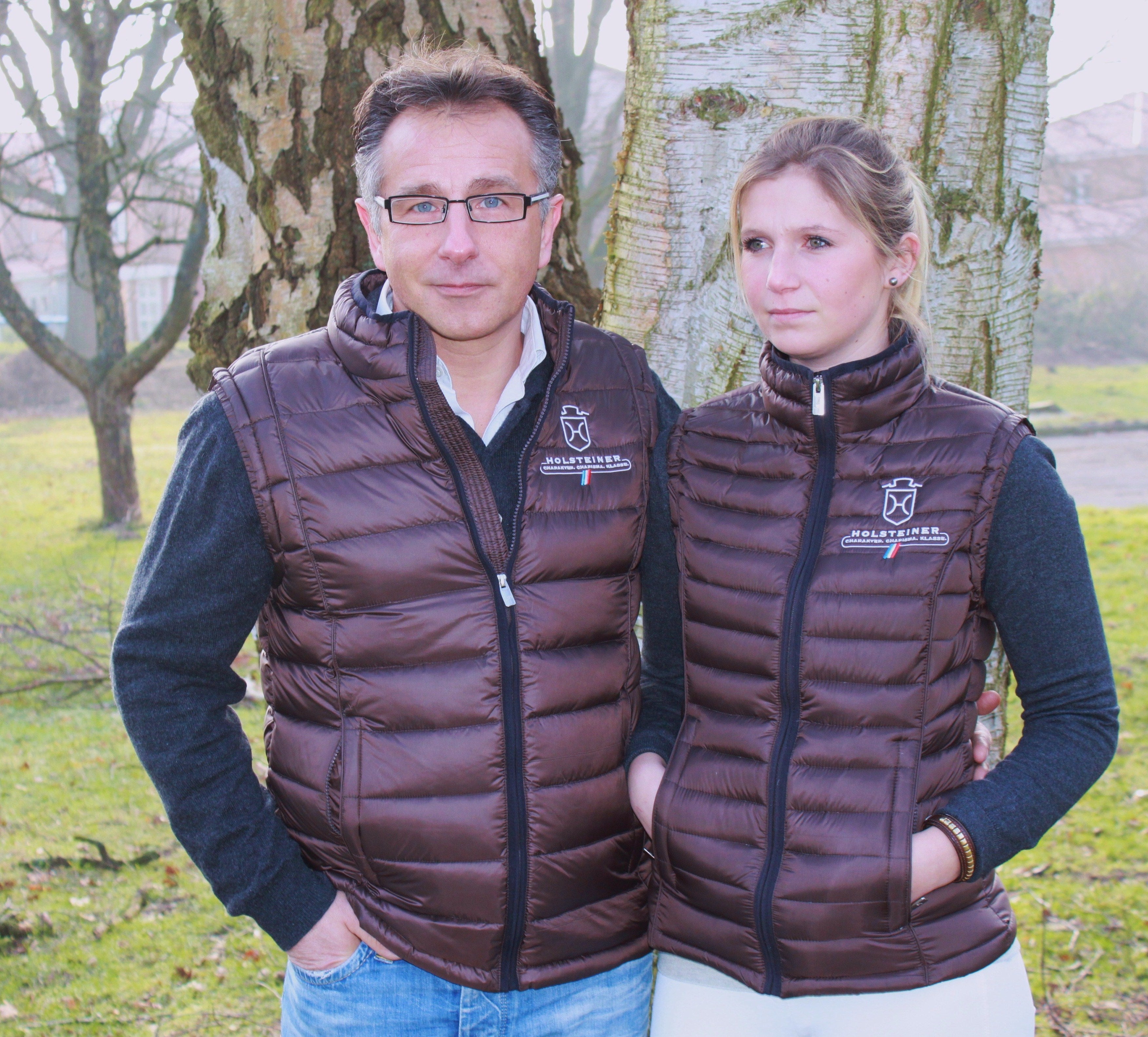 Men's quilted down vest, black, brown, blue (3060, 3061, 3062)