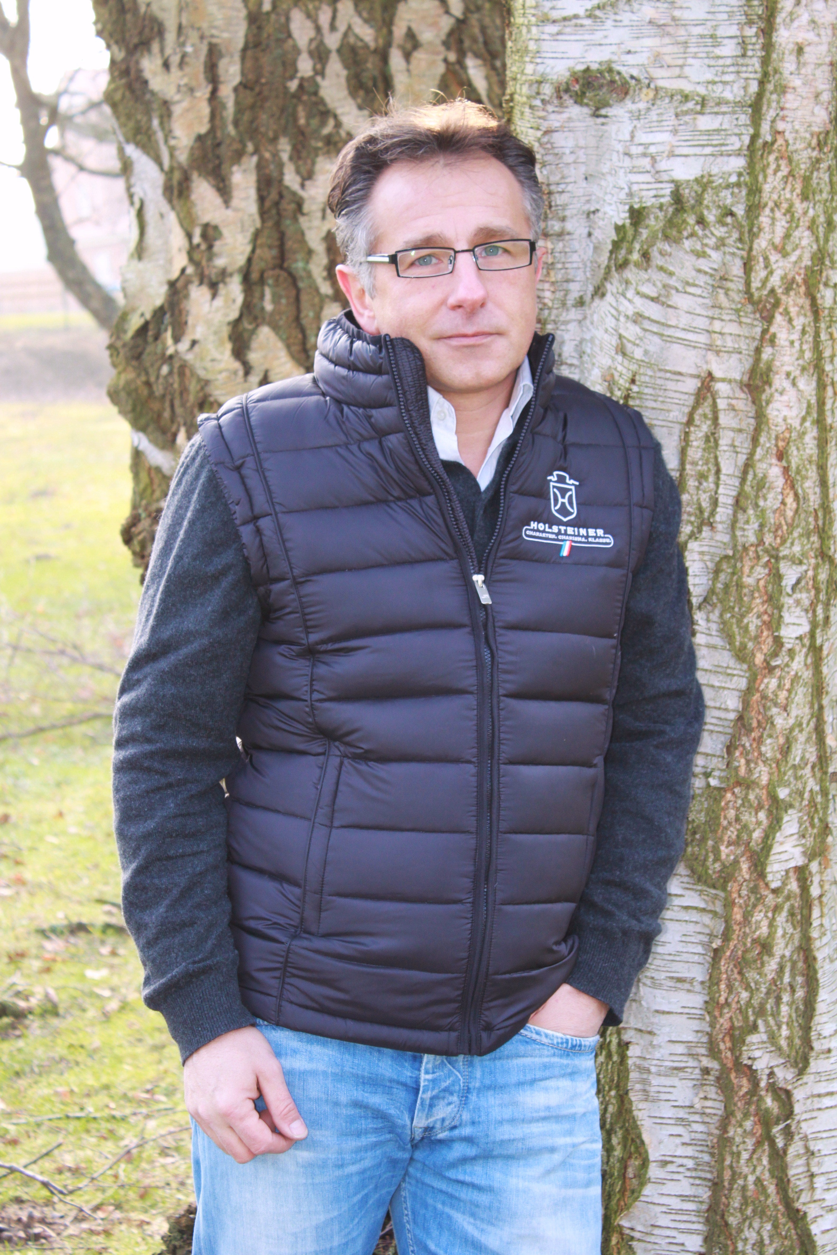 Men's quilted down vest, black, brown, blue (3060, 3061, 3062)