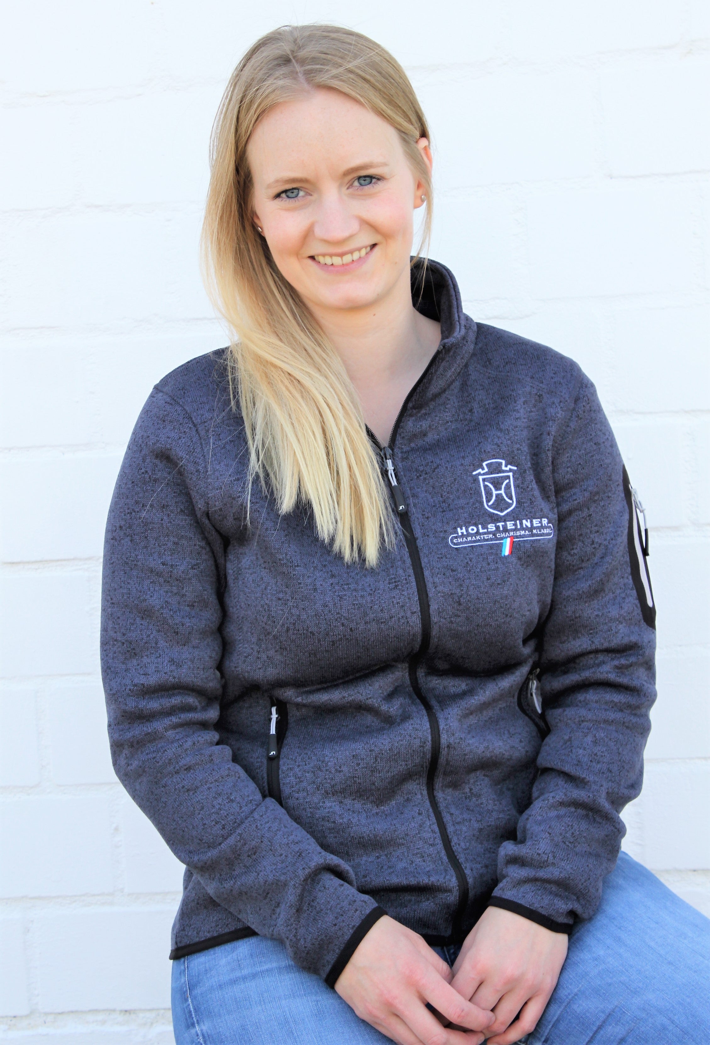 Damen Holsteiner KnitFleece Jacke