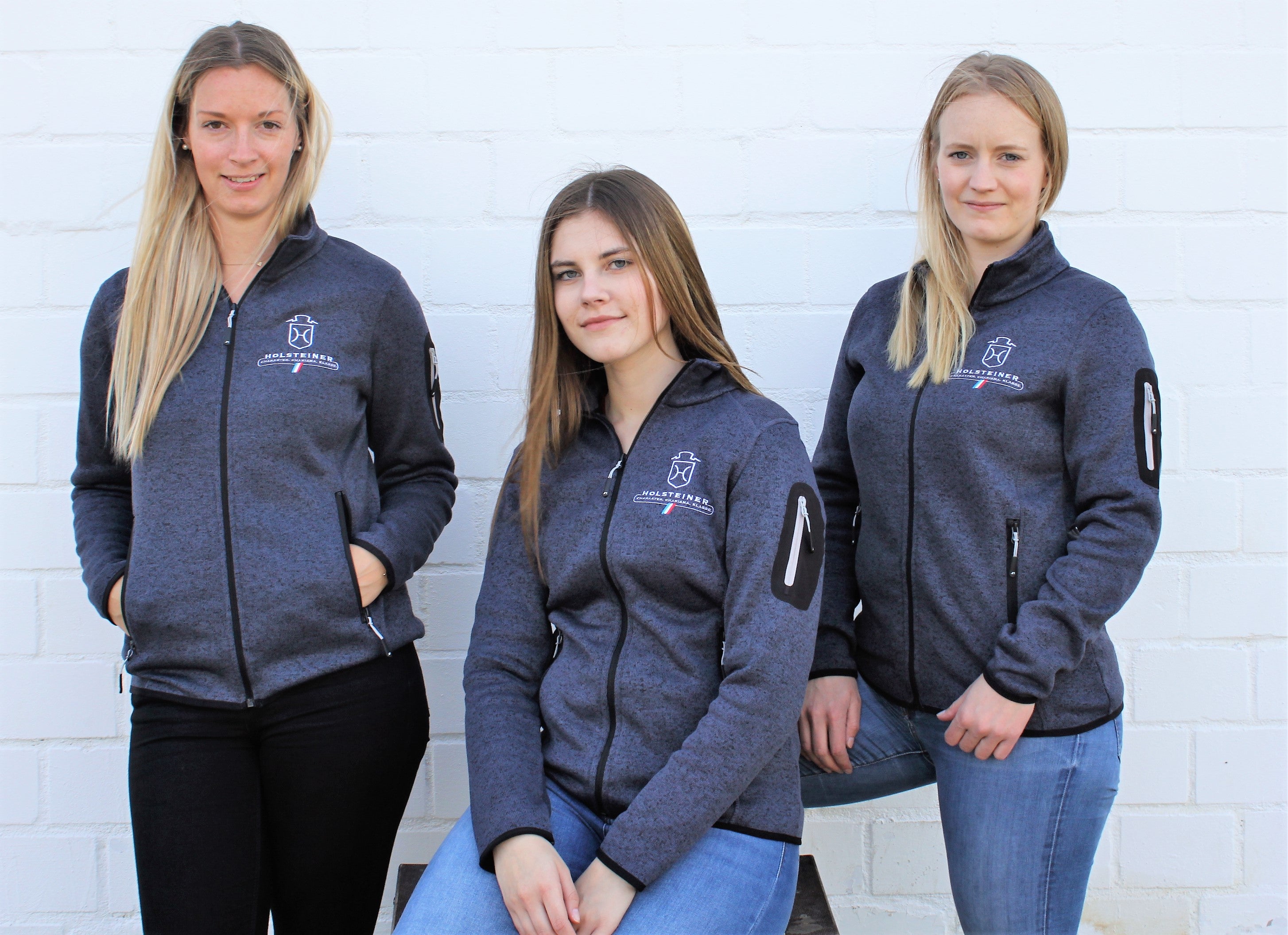 Damen Holsteiner KnitFleece Jacke