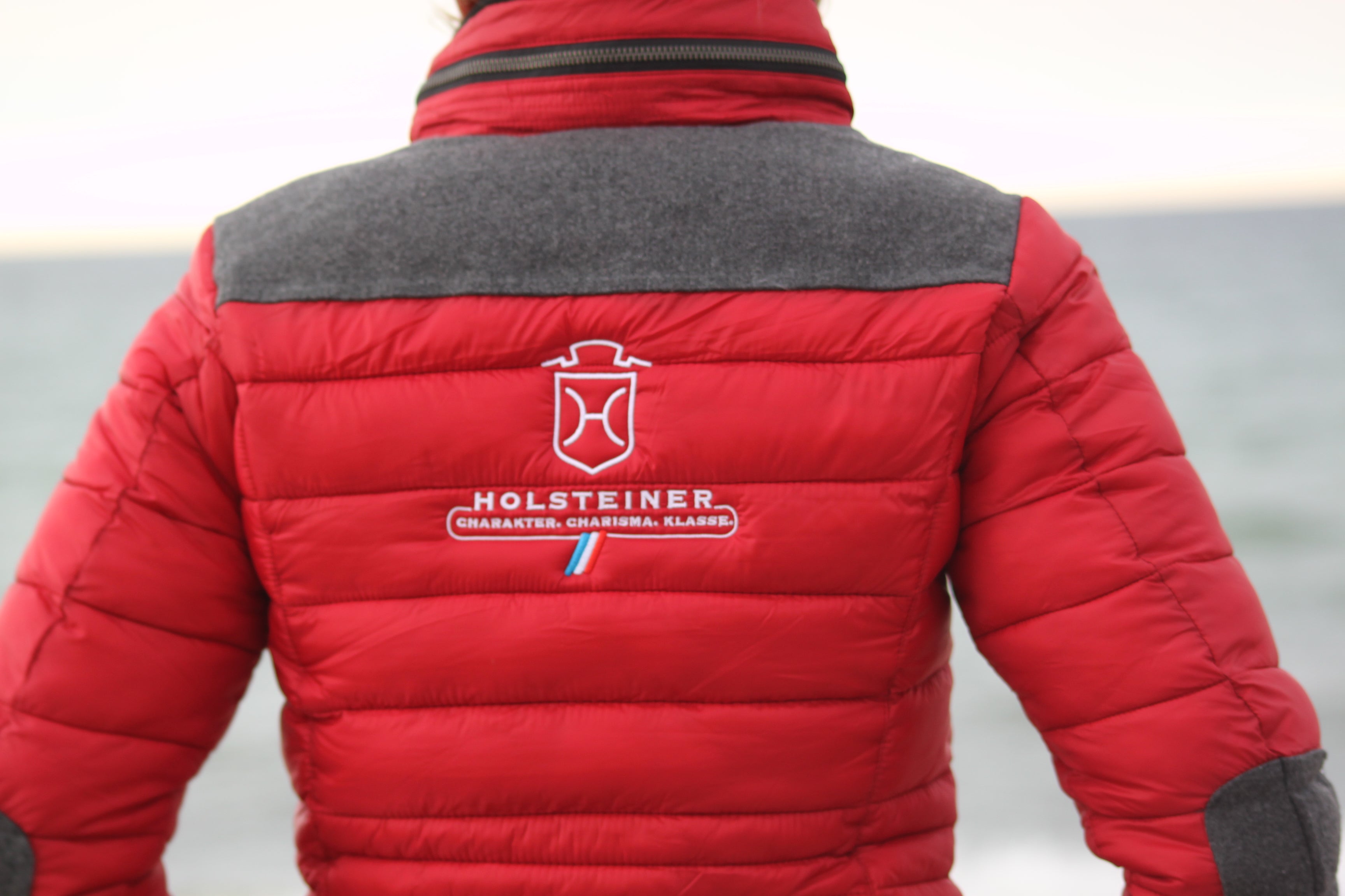 Damen Winterjacke mit Wollfilzbesatz